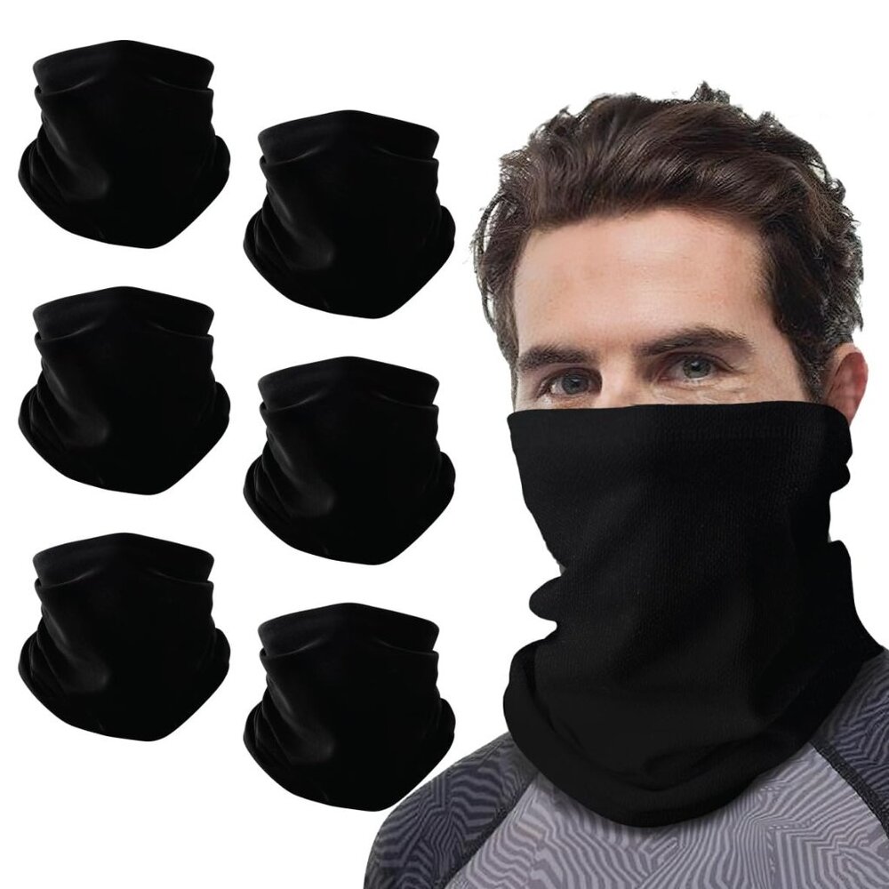 Seamless Tube Balaclava Multi-Pack Lightweight Breathable Versatile Headwear